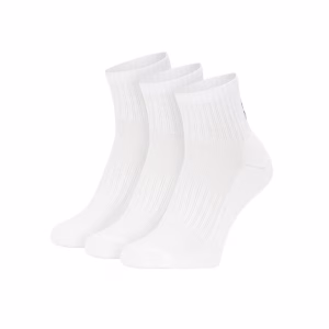 Under Armour Set 3 Perechi Sosete Core Quarter, Barbati, Alb, Marime 47.5-50.5 (UA-1358344-100)